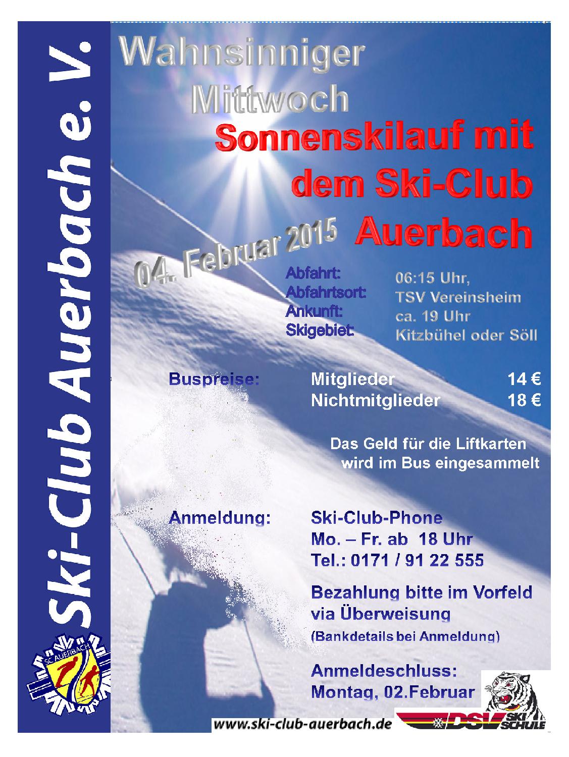 Auf gehts zum Wahnsinnigen Mittwoch